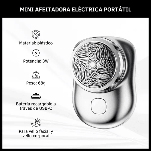 MINI AFEITADORA ELECTRICA PORTATIL